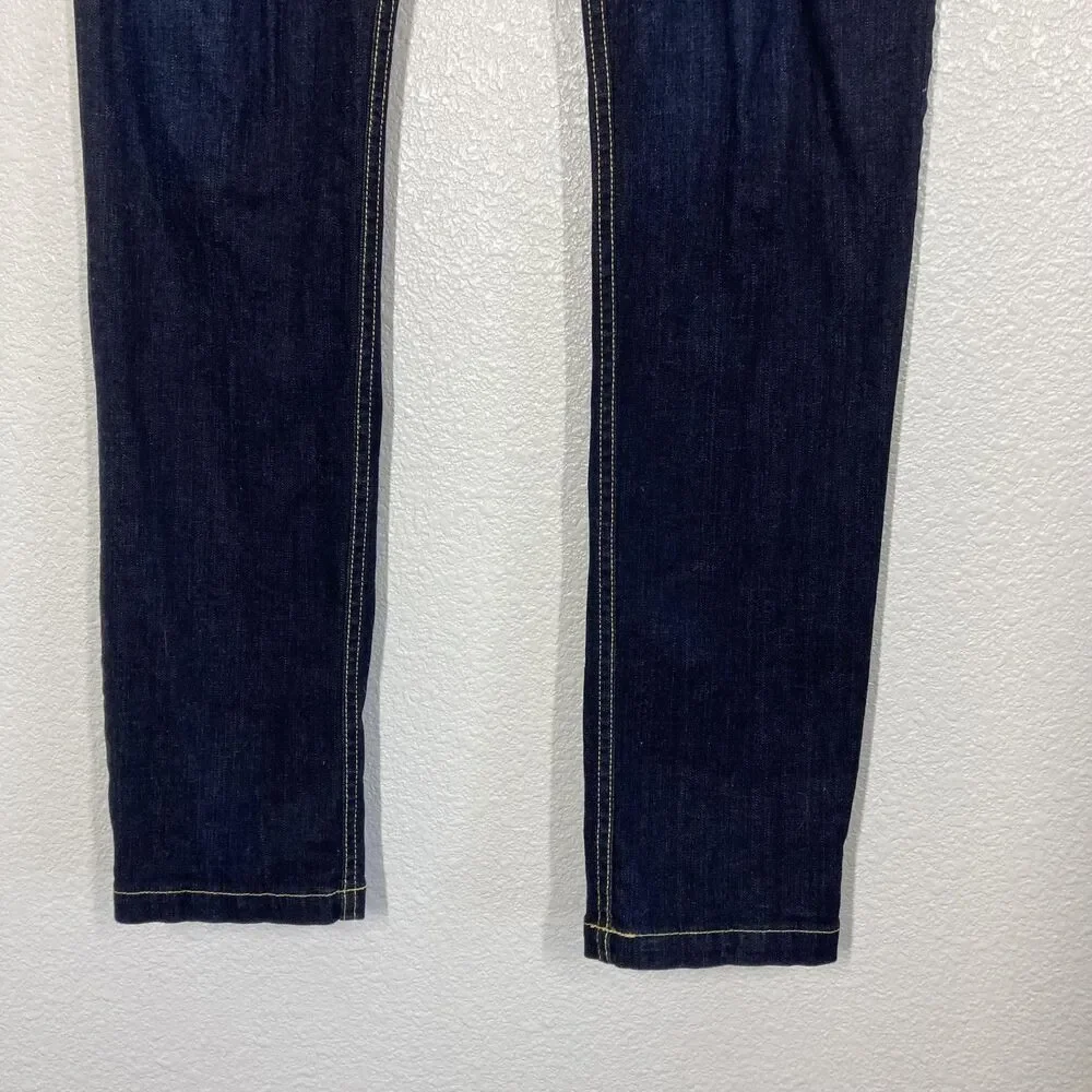 Rufskin Matchstick Jeans Mens 30 Blue Dark Wash Slim Straight Leg Stretch - Picture 12 of 16